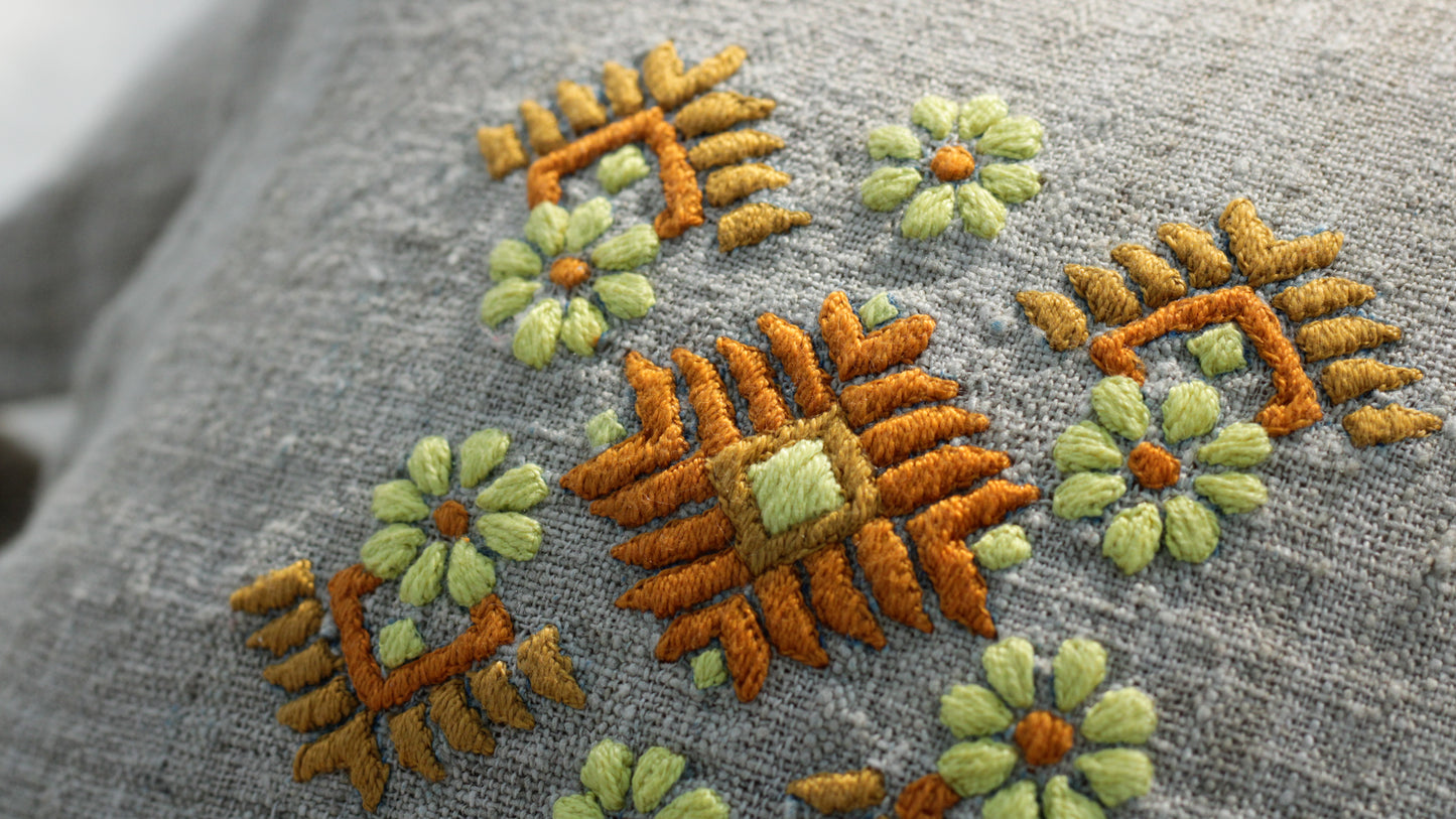 Geometric Eri Silk Cushion Covers