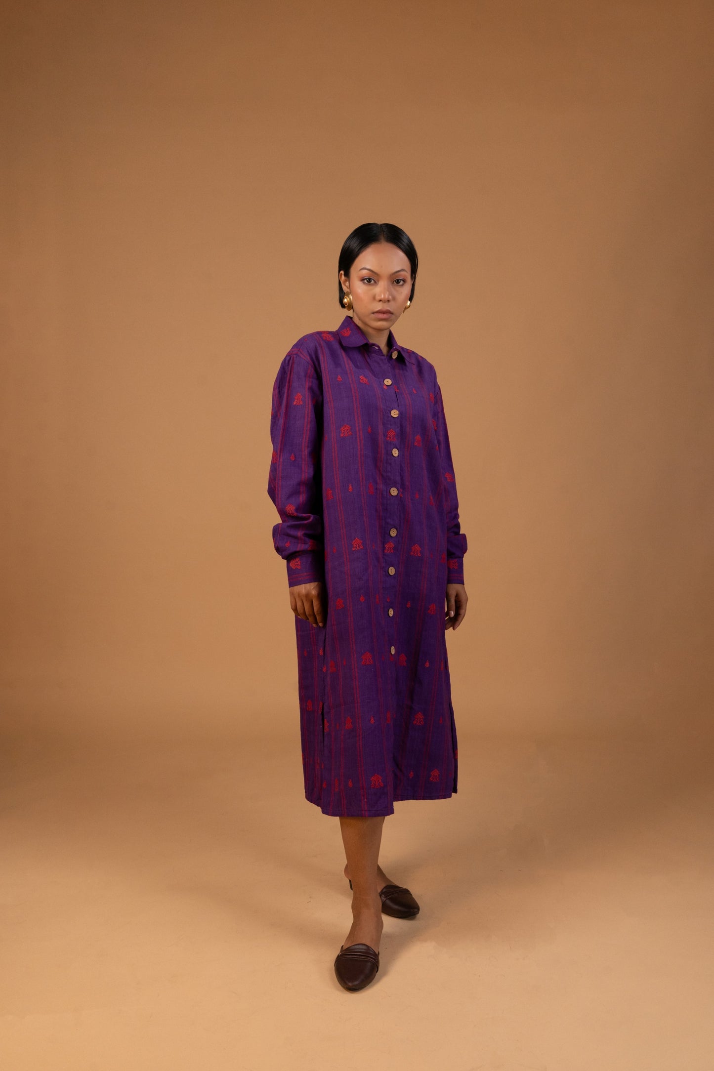 Haanjhoni (সাঁঝনী) Relaxed Fit Midi Dress