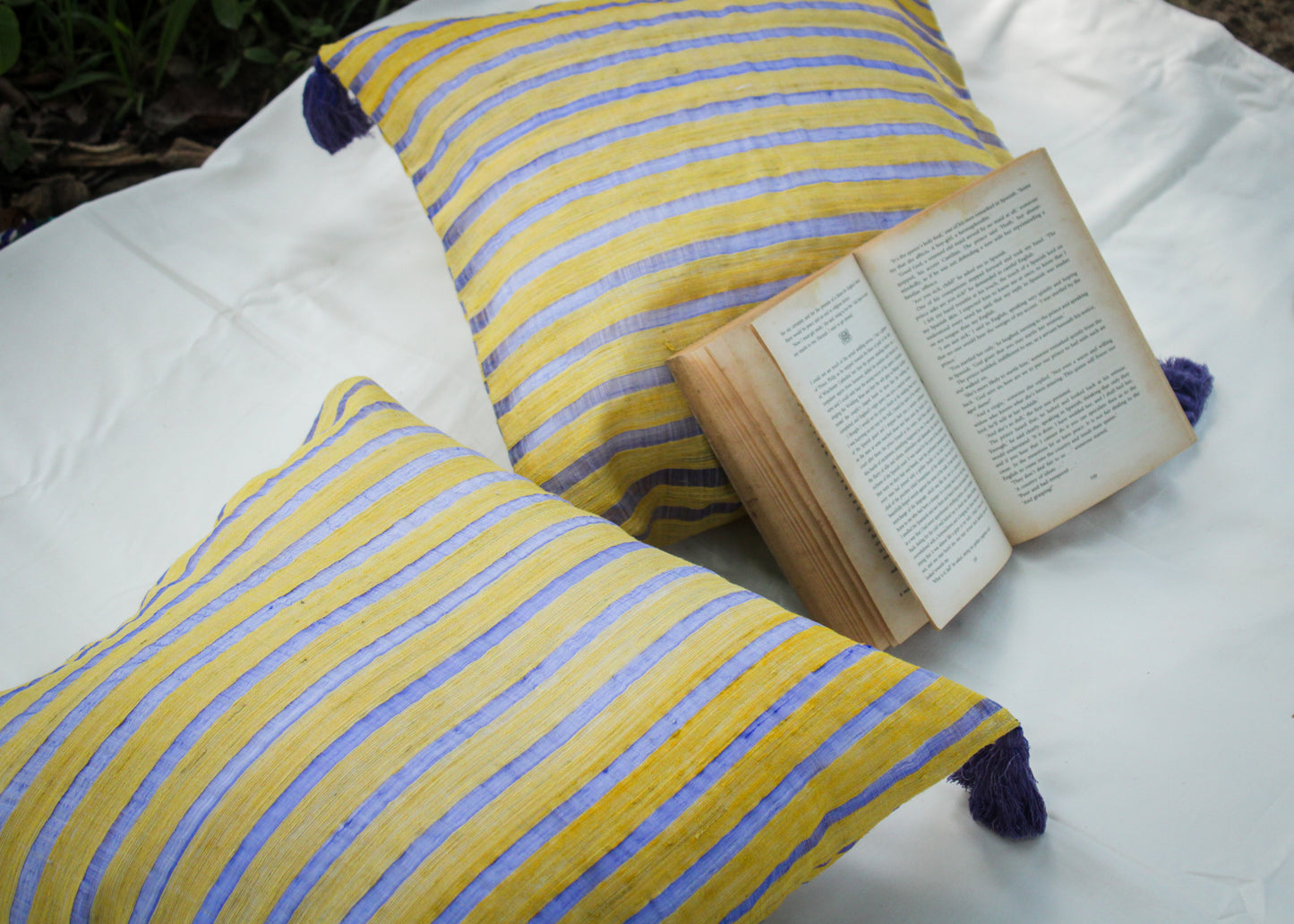Eri Nooni Striped Cushion Cases - TATI 