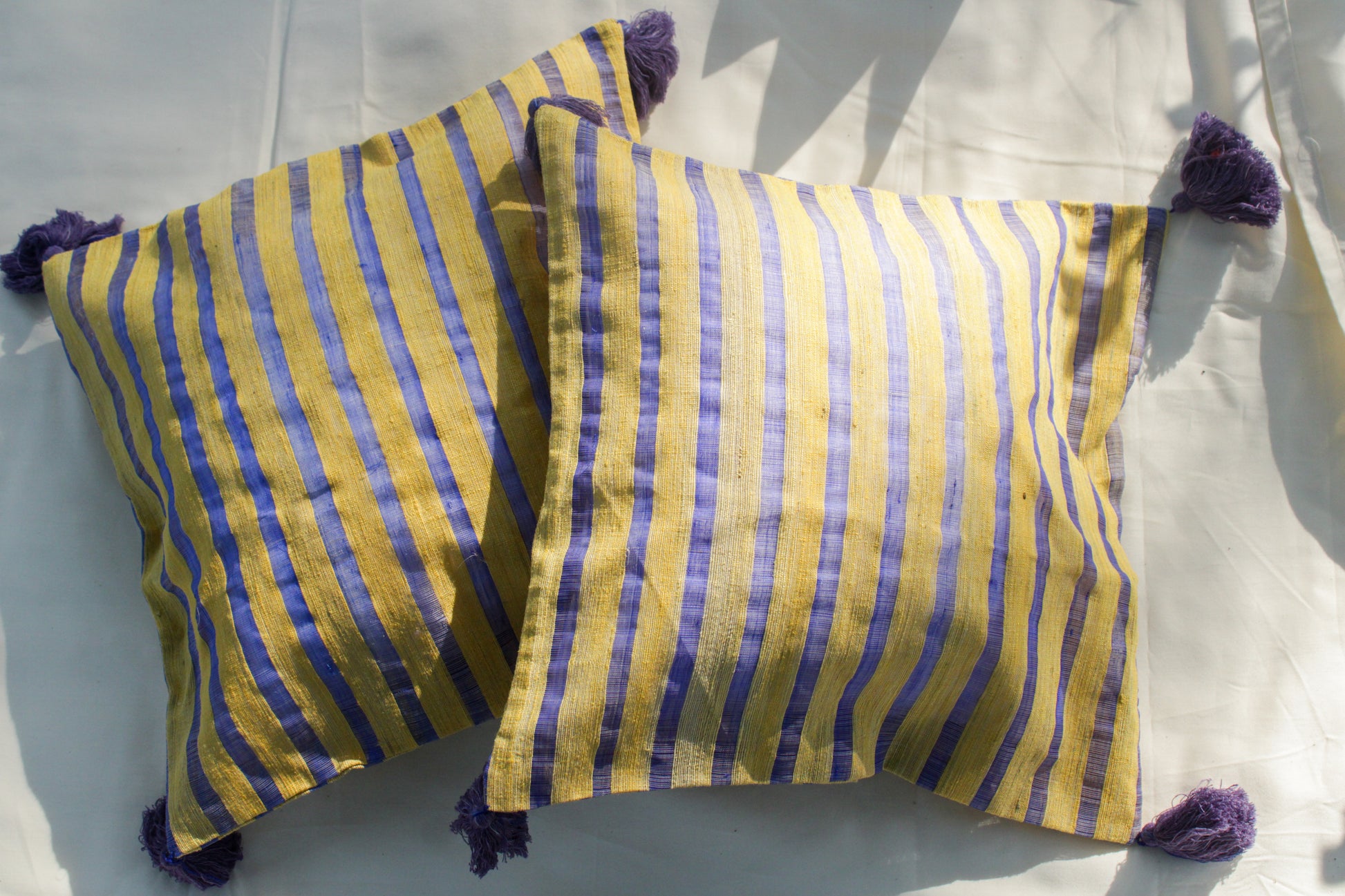 Eri Nooni Striped Cushion Cases - TATI 