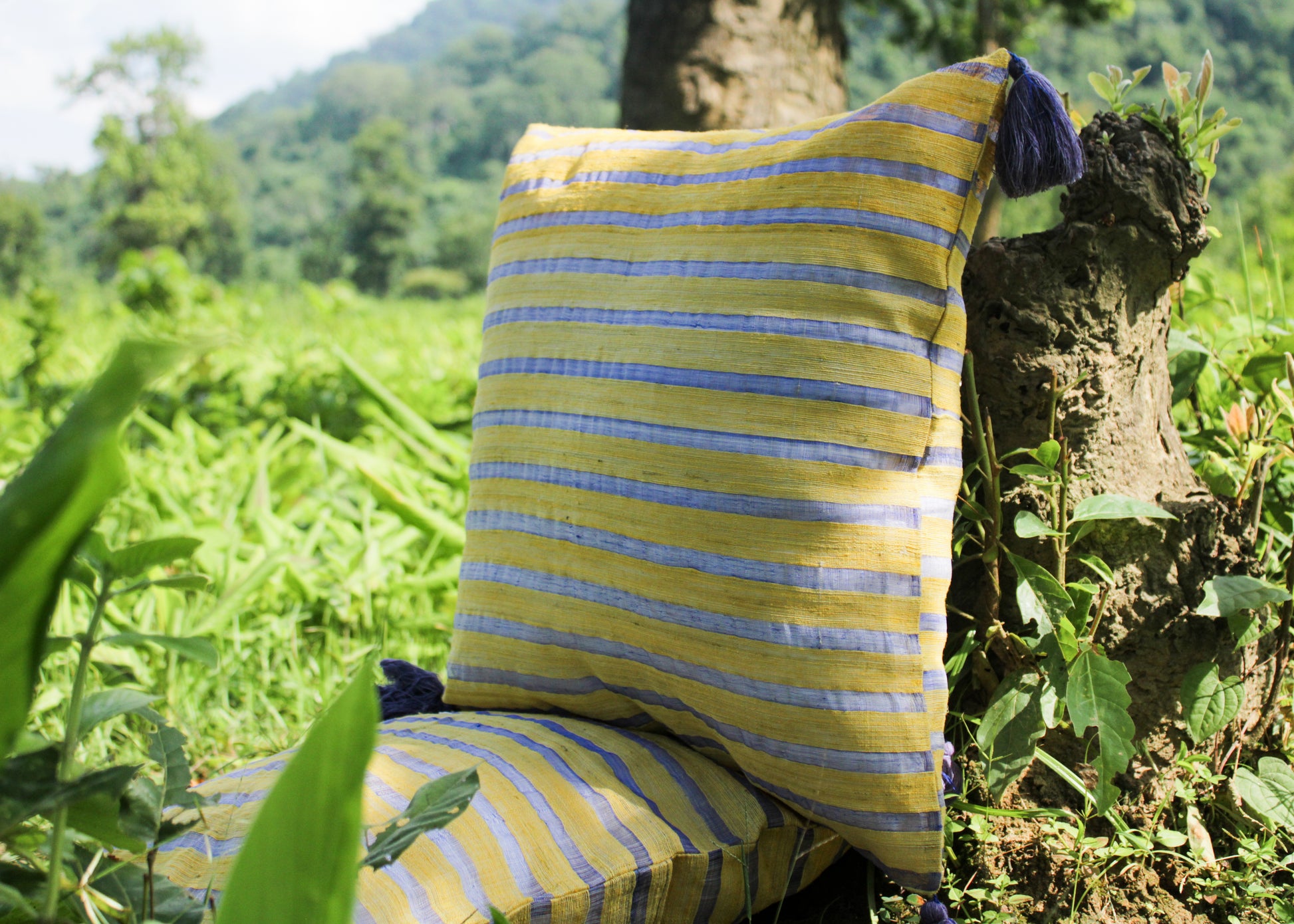 Eri Nooni Striped Cushion Cases - TATI 