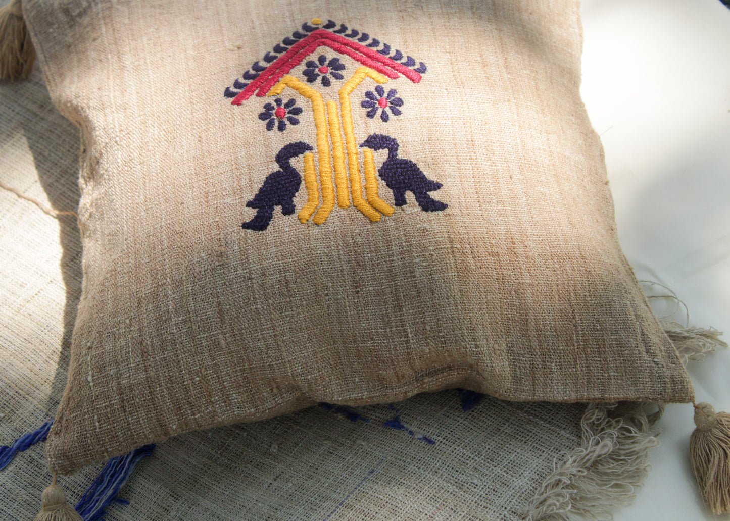 Gosa Eri Silk Cushion Covers - TATI 