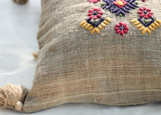 Geometric Eri Silk Cushion Covers - TATI 