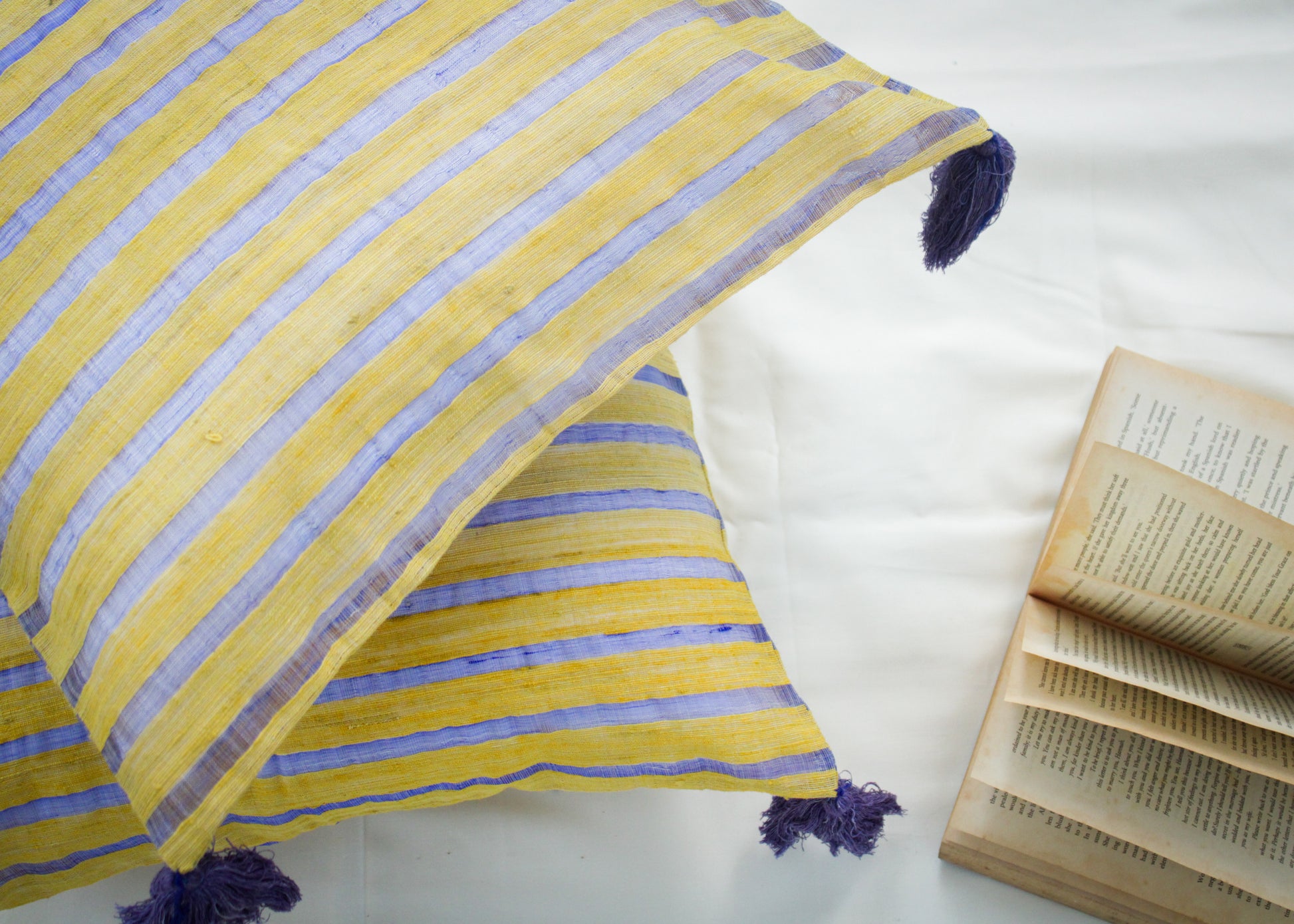 Eri Nooni Striped Cushion Cases - TATI 