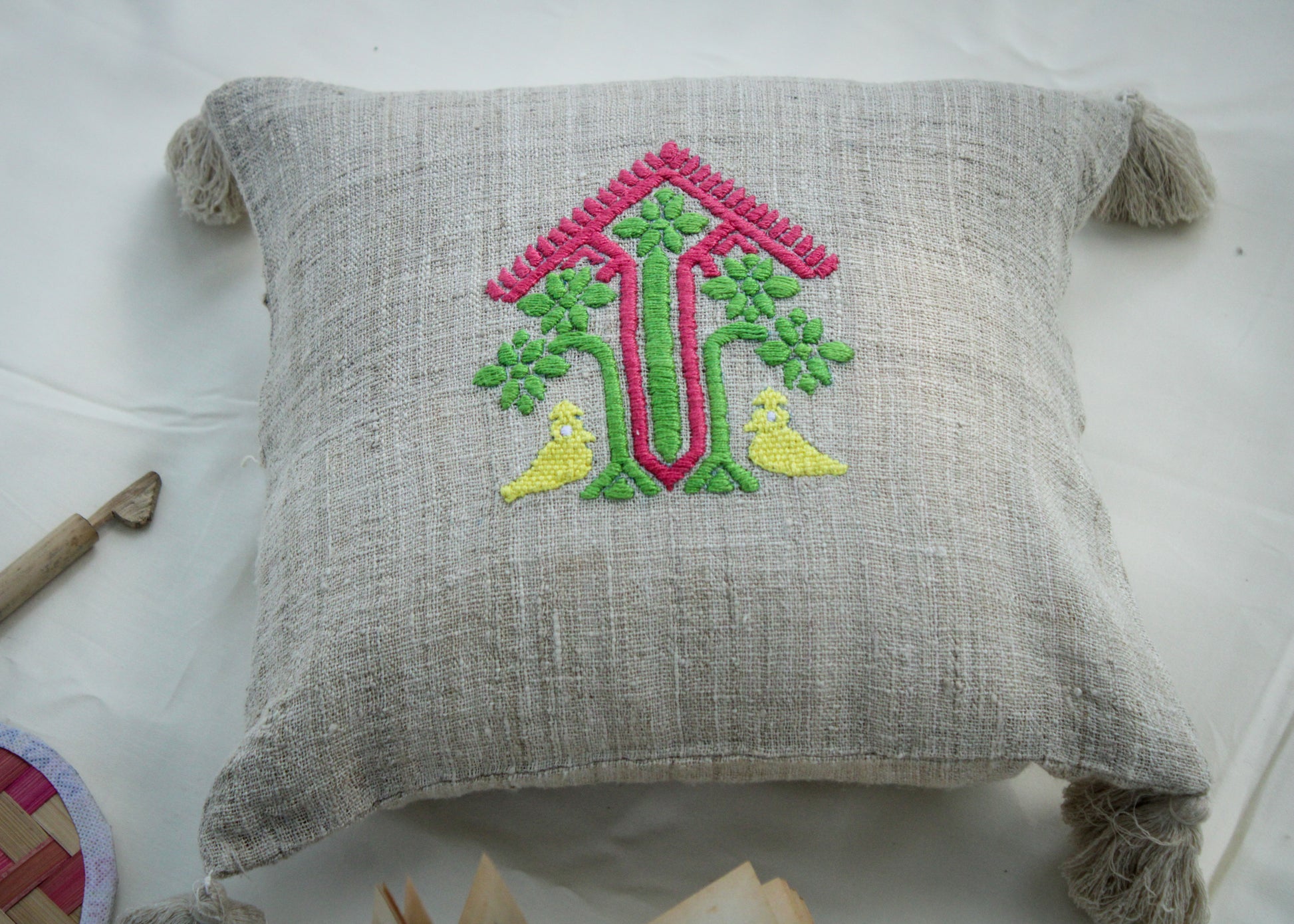 Gosa Eri Silk Cushion Covers - TATI 
