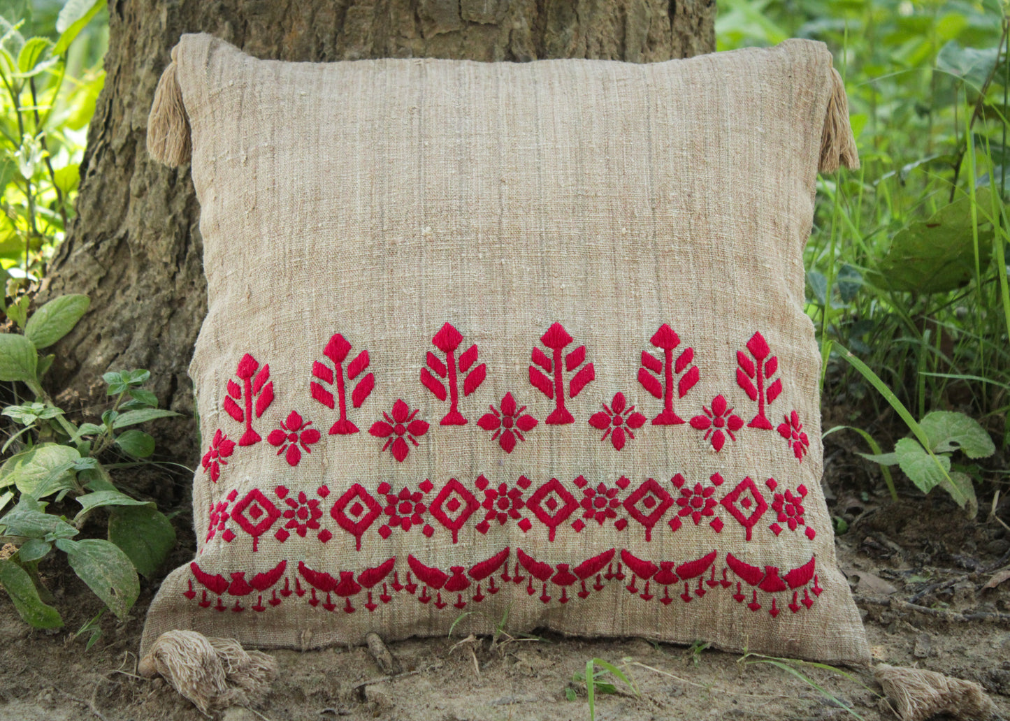 Eri Silk Cushion Covers (Big) - TATI 
