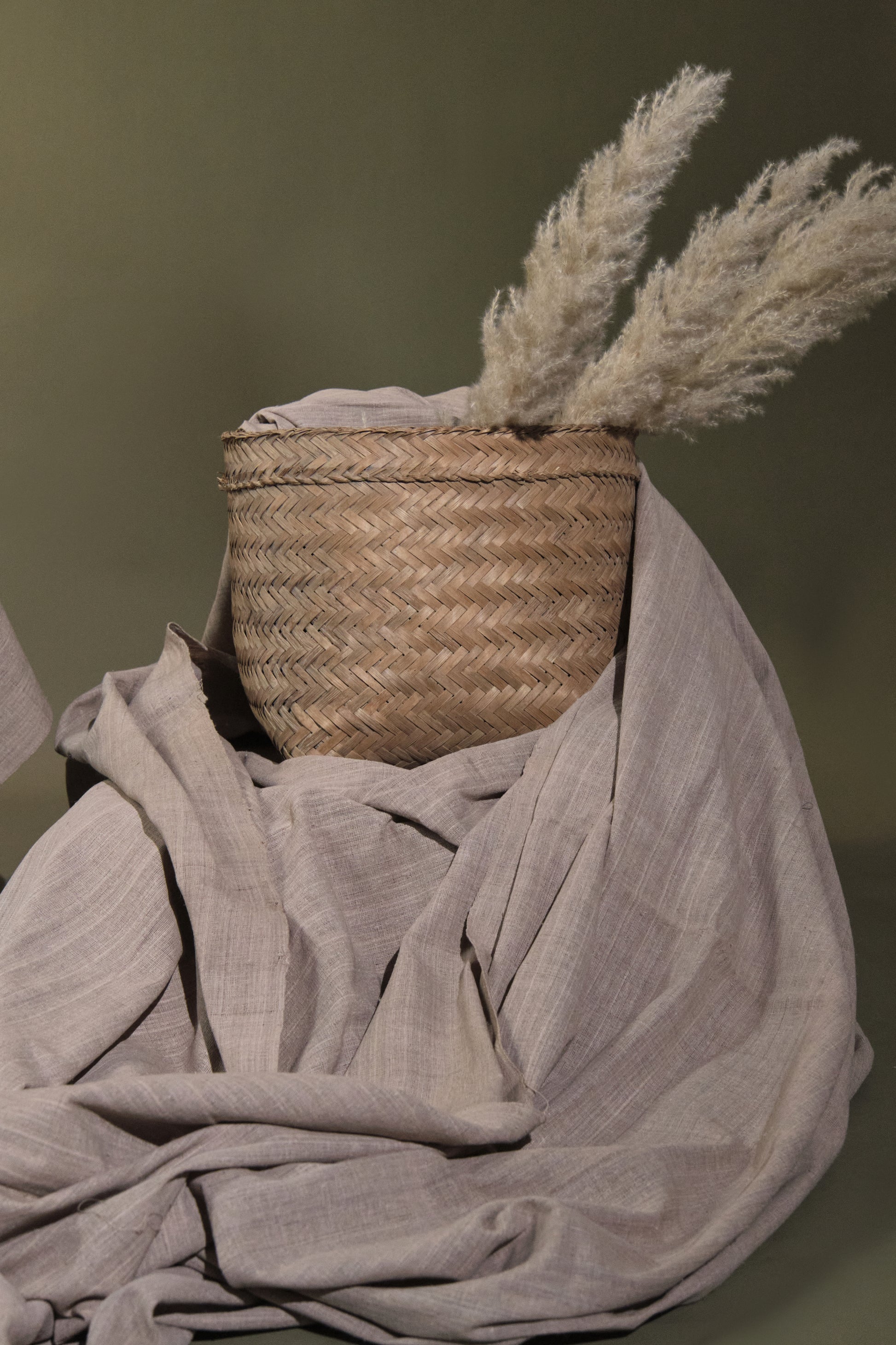 Eri Silk Plain Weave: Organic and Naturally Dyed with Tea - TATI 
