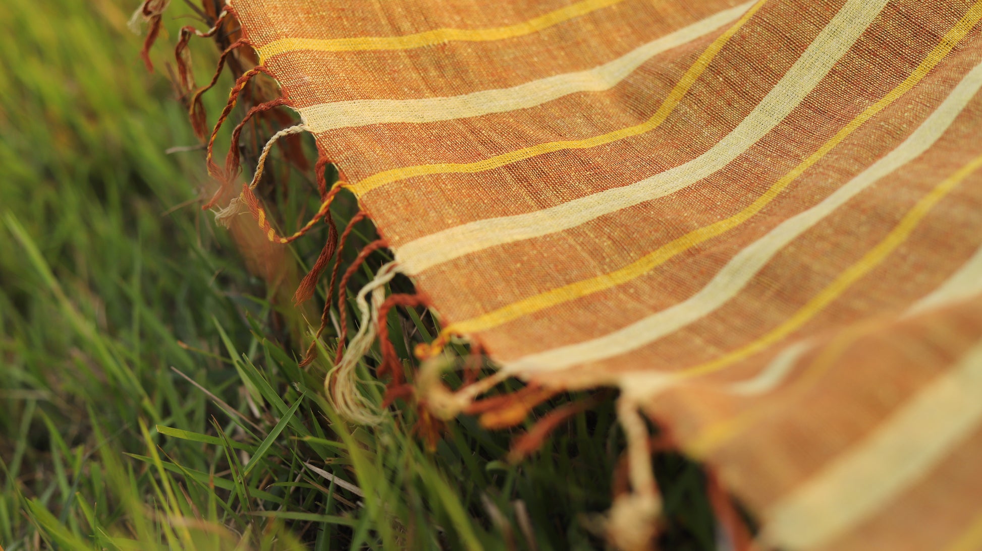 Casual Striped Eri Silk Stole - TATI 