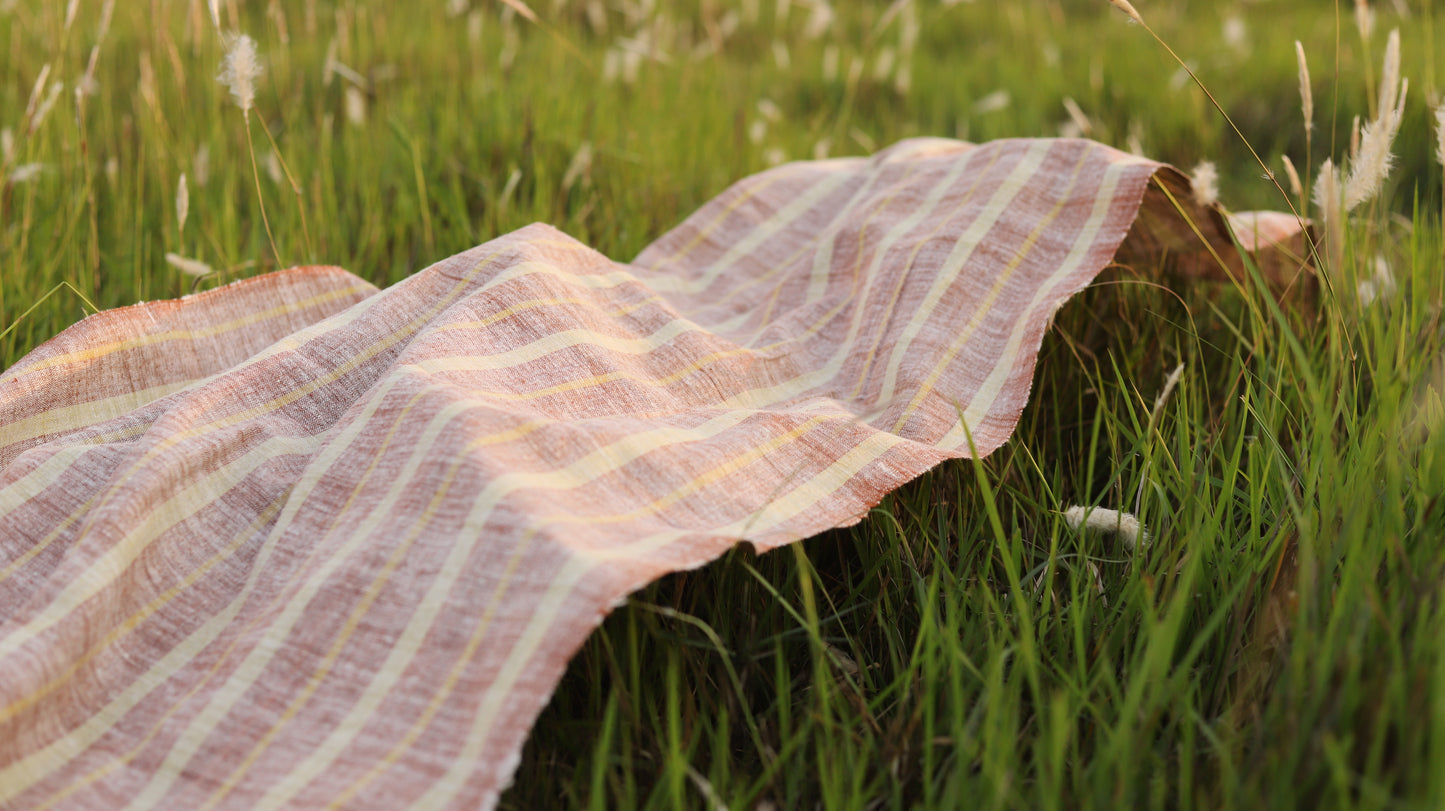 Casual Striped Eri Silk Stole - TATI 