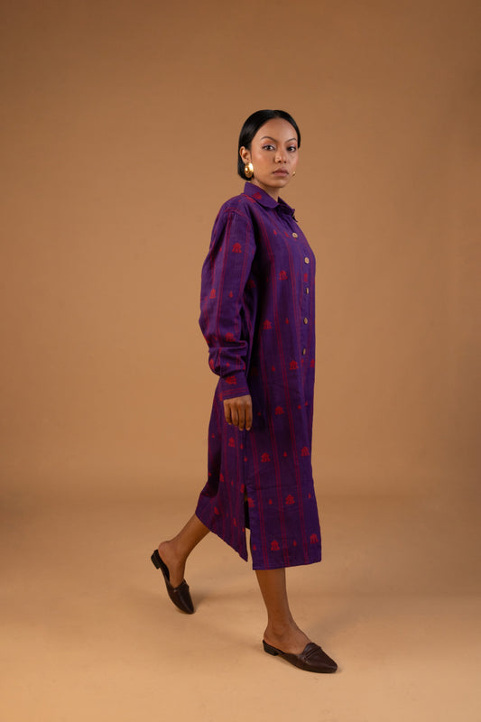 Haanjhoni (সাঁঝনী) Relaxed Fit Midi Dress